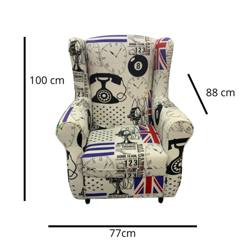 SILLÓN OREJERO MOD. DUNA